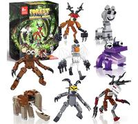 Yozexin Gioco di costruzione 99 notti nella foresta, 480 pezzi blocchi educativi con figurine mostro cervo e creature forestali, regalo di festa ideale per bambini e adulti