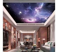 YOZYOOOZ Carta da parati autoadesiva 3D con tema galassia e soffitto a cielo stellato, adatta per gli inquilini, adatta per la decorazione artistica della camera da letto e del soggiorno.