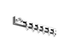 YPAPBHT Asta for Tenda Senza Foratura, Binario Singolo Autoadesivo, Binario Dritto Invisibile Montato lateralmente, Gancio Scorrevole Integrato(160CM)