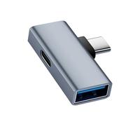 YPBEW 1 100W USB C Hub In Lega di Alluminio Ricarica Veloce 5Gbps Data Sync Port Dissipazione del Calore per il Computer Portatile Tablet Telefono