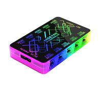 YPBEW 10Port ARGB Fan Hub Splitter 12V / 4Pin 5V / 3Pin Hub per case del computer con telecomando Splitter