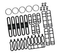 YPBEW 1set Biciclette Fascia in silicone per ciclismo Manubrio Supporto Supporto Elastici Cintura Bende Cinture Supporti ricambio per luce per biciclette Fascia in silicone per bicicletta Manubrio