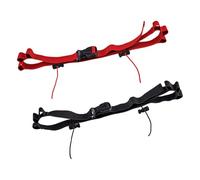 YPBEW 2 cinturini da corsa regolabili 6 elastici cintura elastica in porta pettorale per cinture accessori pettorali da gara