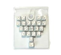 YPBEW 21 copritasti a forma di cuore a forma di farfalla originali di altezza keycap migliora il comfort e la durata nella digitazione keycap