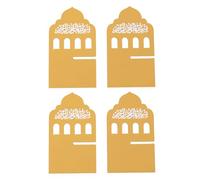 YPBEW 2Set Acrilico Date Holder Bismillahs Calligrafie Islamiche Data Stand Eid Decorazioni da tavola Decorazioni per la casa Forniture per Feste Iftar