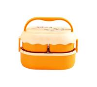 YPBEW 3 Scatola Bentos isolata a 2 Scomparti Contenitore Termico per Pranzo a Prova perdite da 1600 ml, Lavabile in lavastoviglie per i Picnic dei Bambini Scatola per Pranzo isolata a Doppio