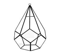 YPBEW Accessori d'attaccatura geometrici che appendono il vaso di fiori dei supporti della pianta aerea del rombo a cinque facce degli scaffali