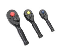 YPBEW Attrezzo per cricchetti multiuso Sistemi ingranaggi a 72 denti a doppia trasmissione 1/4 3/8 1/2 pollici per riparazioni aree ristrette Chiave bidirezionale