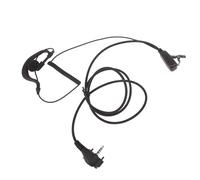 YPBEW Auricolare a vite da 3,5 mm con microfono PTT adatto per radio VX-131 132 150 160 168 180 210 210A 228 Radio Gshape Clear Communication Design Clip Secure Fit Standard in Ear Earbud