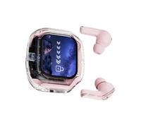 YPBEW Auricolari Clear Plan Soppressione Attiva del Rumore Pannello ombreggiante Suono stereofonico 720P Divertimento 40H Comodo da Indossare Cuffie Radio Sottili e Trasparenti