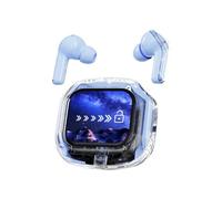 YPBEW Auricolari Clear Plan Soppressione Attiva del Rumore Pannello ombreggiante Suono stereofonico 720P Divertimento 40H Comodo da Indossare Cuffie Radio Sottili e Trasparenti