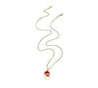 YPBEW Bella collana con ciondolo a tema natalizio con ciondolo a forma di clavicola catena per il collo gioielli regalo quotidiano moda gioielli a tema, One Size, come descritto, come descritto