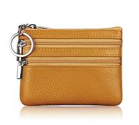 YPBEW Borsa a doppia cerniera Organizzazione Portafoglio Clip Forniture Regalo Unisex Palmare per Donne Uomini Stage Performance Puntelli Regalo Borse di Peluche per le Donne, Giallo, Zipper, Bellezza