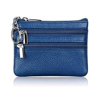 YPBEW Borsa a doppia cerniera Organizzazione Portafoglio Clip Forniture Regalo Unisex Palmare per Donne Uomini Stage Performance Puntelli Regalo Borse di Peluche per le Donne, Blu, Zipper, Bellezza di