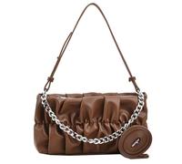YPBEW Borsa a tracolla Borsa a forma nuvola Borsa sotto le ascelle pieghettata Borsa alla per ragazza Incontri Borsa con pochette in PU pieghettata da lavoro