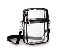 YPBEW Borsa a tracolla trasparente Borsa a tracolla approvata dallo stadio per concerti, festival, eventi sportivi per donne e uomini Borsa a tracolla approvata dallo stadio