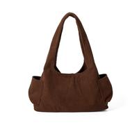 YPBEW Borse Hobos da donna Borse a tracolla morbide in velluto a coste morbide e casual Borse da lavoro per tutti i giorni Borse con manico superiore Borse con tasche multiple