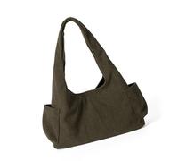 YPBEW Borse Hobos da donna Borse a tracolla morbide in velluto a coste morbide e casual Borse da lavoro per tutti i giorni Borse con manico superiore Borse con tasche multiple