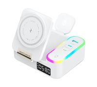 YPBEW Caricabatterie veloci magnetici da 15 W con Cavo USB C Retrattile Integrato per più dispositivi Caricabatterie con Cavo Retrattile