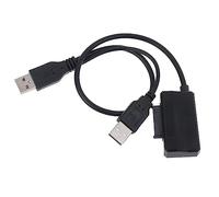 YPBEW Cavo da USB 2.0 a 6+7 13 pin con cavo di alimentazione USB 2.0 esterno per notebook, DVD-ROM, CD, ODD, laptop, CD/laptop, cavo unità ottica