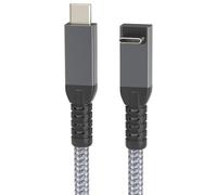 YPBEW Cavo USB C a Cavo Flessibile Supporto ThunderRate 4/3, 4, PD240W Ricarica Rapida, Video 8K, Ricarica Dati Veloce a 40 Gbps