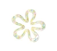 YPBEW Ciondoli a forma di fiore con cinque petali per le donne, doppio lato cavo gioielli collane che fanno risultati decorazione artigianale, Medium, come descritto, come descritto