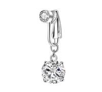 YPBEW Clip per ombelico in rame, non richiede piercing, regolabile, per tutte le dimensioni della vita, gioielli per la pancia in vacanza, One Size, come descritto, come descritto