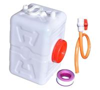 YPBEW Contenitore d'acqua mobile da 30 litri, coperchio sicuro per stoccaggio sanitario in situazioni di emergenza e zaino in spalla con 500 contenitori da giardino con ampia apertura