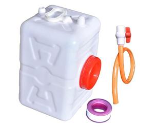 YPBEW Contenitore d'acqua mobile da 30 litri, coperchio sicuro per stoccaggio sanitario in situazioni di emergenza e zaino in spalla con 500 contenitori da giardino con ampia apertura