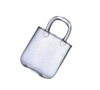 YPBEW Contenitore per bevande in vetro da 550 ml, a forma di borsa, creativo, trasparente, per cocktail, picnic, feste, bicchieri in vetro