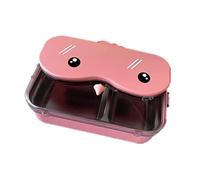 YPBEW Contenitore portapranzo versatile a 2/4 scomparti, a prova di perdite, blu, portatile, per alimenti caldi, frutta, contai, con scomparto per ghiaccio con borsa accessori Yumbox per bambini e