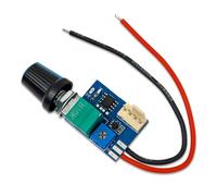 YPBEW Controller ventola PWMs a canale singolo 12 V tensioni alloggiamento ABS compatibilità 4 pin accessorio per computer modulo ventola regolabile Pwms