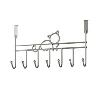 YPBEW Ganci da parete con gatti adorabili Disegni resistenti e resistenti Accessorio domestico portatile per appendere chiavi e piccoli oggetti Gancio posteriore per porta