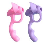 YPBEW Impugnatura ergonomica per penna a cinque dita, impugnatura in silicone per matite per bambini, studenti, scrittura a mano, impugnatura per scrittura a mano