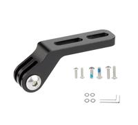 YPBEW Lega alluminio Biciclette Supporto prolunga per faro per computer Supporto per luce per bici da Adattatori per fotocamere sportive 2 fori preimpostati Supporto per luce per bici da