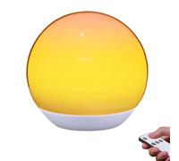 YPBEW Luci d'atmosfera al tramonto telecomandate ricaricabili 2700K caldo incandescente 24h Runtime per attività all'aperto e decorazione interna Lampada LED ricaricabile da campeggio