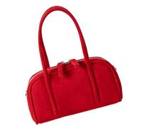 YPBEW Lussuosa borsa a tracolla in pelle scamosciata Borsa a tracolla da bowling alla con tasche multiple per lavoro e viaggi Borsa da bowling in stile coreano