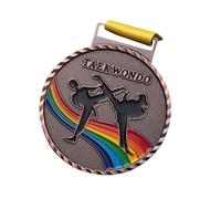 YPBEW Medaglie Oro Argento Bronzo con Nastro Collo, Vincitori premi per Bambini e Adolescenti per competizioni Concorso Taekwondo