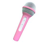 YPBEW Microfono finto Giocattolo Regalo Modello simulazione Spettacolo attività Microfono per esercitazioni registrazione per feste musicali Karaoke