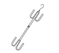 YPBEW Robusti sistemi stoccaggio per Cappelli in Ferro e Metallo per Appendere i Cappelli, Accessorio per la casa per Appassionati attività all ' Aperto, Perforazione necessaria, Gancio