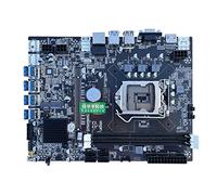 YPBEW Scheda madre BTC B75 Mining LGA1155 8xPCIE a USB3.0 8 GPU Scheda grafica DDR3 DIMM ETH Miner Rig Btc Mining Scheda madre con CPU