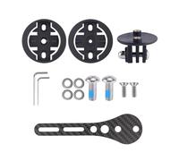 YPBEW Supporto per Bici Leggero in Fibra Carbonio Supporto Generale Design Regolabile Supporto Sicuro per individuare Le luci delle Fotocamere Accessori Leggeri in Fibra Carbonio
