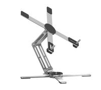 YPBEW Supporto per laptop regolabile ad angolo multiplo, struttura in alluminio con telaio in acciaio al carbonio per notebook da 16 pollici, supporto ergonomico per laptop