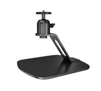 YPBEW Supporto per proiettore girevole a 360 gradi, resistente, con filettatura a vite da 1/4", altezza regolabile per presentazioni e film, supporto per proiettore in alluminio resistente