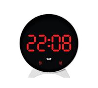 YPBEW Sveglia Digitale silenziosa Regolazione Automatica della Luce Calendario Visualizzazione della Temperatura Home Deck Orologio da scrivania virtuale
