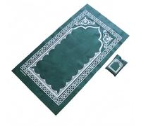 YPBEW Tappeto da preghiera modello floreale islamico con custodia durevole pieghevole confortevole per i musulmani tappeto da culto coperta da preghiera non tessuta