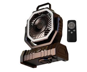 YPBEW Ventilatore da Campeggio con velocità Regolabile Ventilatore da Appendere alla Tenda con Luce a LED Batteria Lunga 10W 20000mah per Luce da Campeggio e da Viaggio