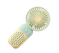 YPBEW Ventilatore da Tavolo ergonomico Portatile in Miniatura, Alimentato Via USB, Ricaricabile, Silenzioso, Senza Lama, per Viaggi in dormitorio, Ufficio, Ventilatore da Viaggio USB Essenziale