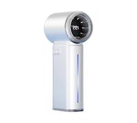 YPBEW Ventilatore nebulizzante Portatile Ricaricabile Dispositivo Raffreddamento con Display Digitale Regolabile a 199 velocità, 3500 mAh per Ventilatore da Ufficio all ' Aperto da Viaggio