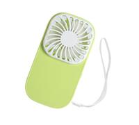 YPBEW Ventilatore portatile 3X3A Dispositivo raffreddamento silenzioso alimentato a batteria con cinturino da polso Ventilatore portatile Piccola scrivania individuale